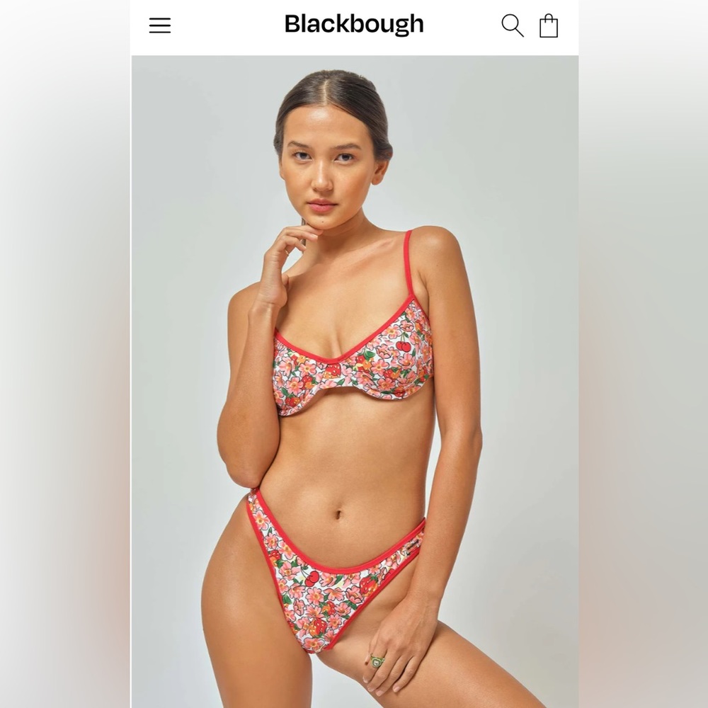 Blackbough Fiona Bikini in Berry Cherry print - NWT - size L/XL
